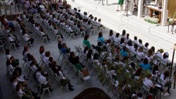 Planalto - 1ª Missa no novo Colégio